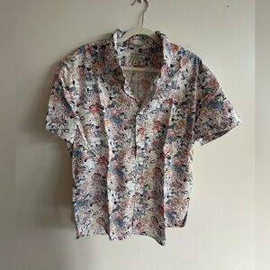 J. Crew Floral Casual Button Down Shirt - Multicolor MENS